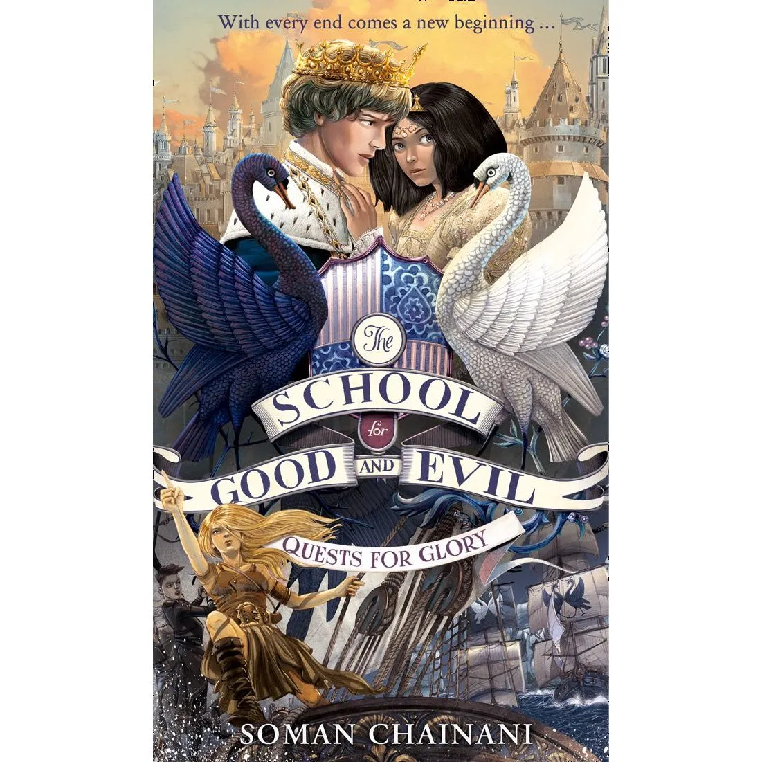 The School for Good and Evil Series 1-6 Books Collection Set By Soman Chainani