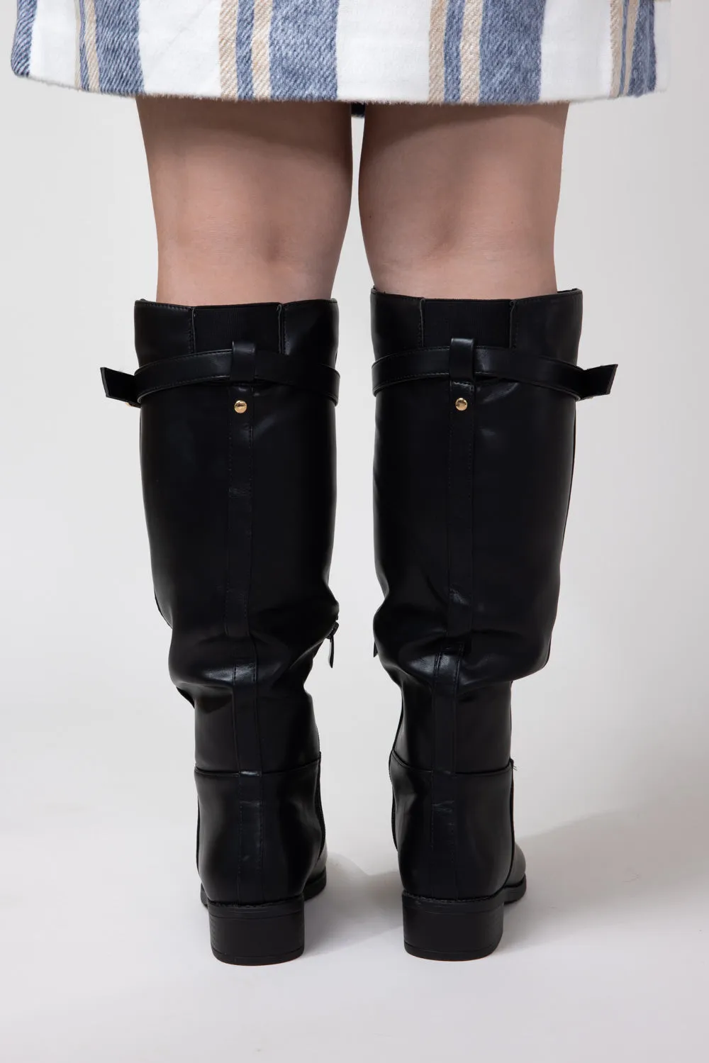 Top Moda Alana Tall Boots for Women in Black | ALANA-90 BLACK