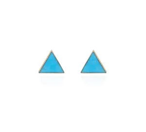 Tri Turq Studs