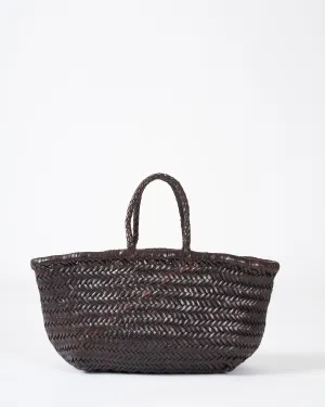 triple jump small - dark brown leather