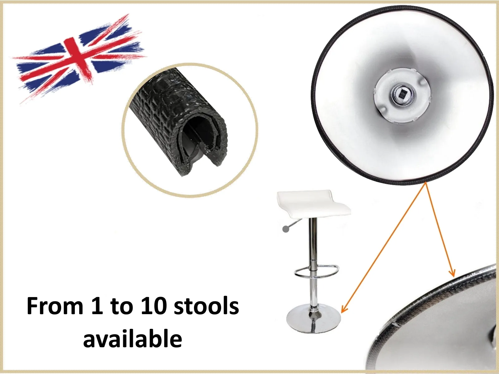 TSEC 1400 Small PVC Edge Trim - Durable and Versatile Edge Protection