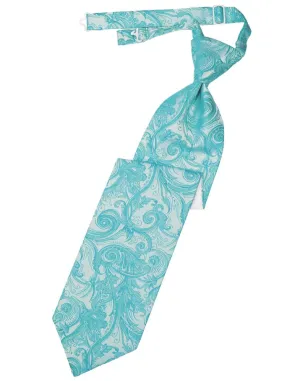 Turquoise Tapestry Kids Necktie