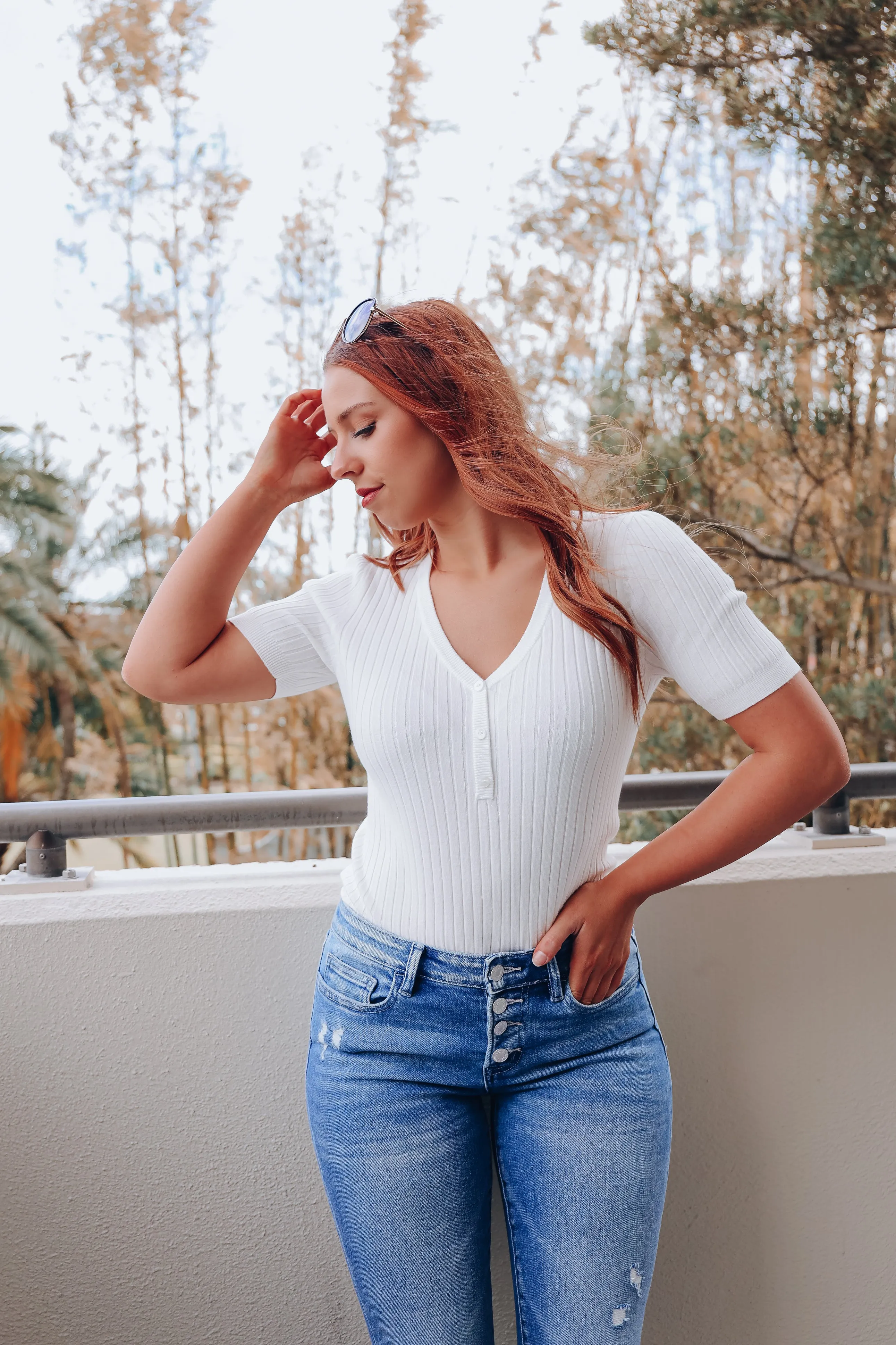 Upper East Side Sweater Top - Ivory