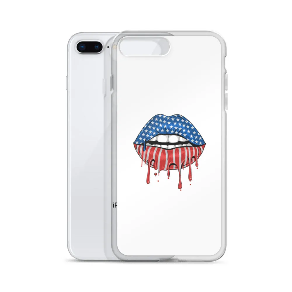 USA Lips iPhone Case