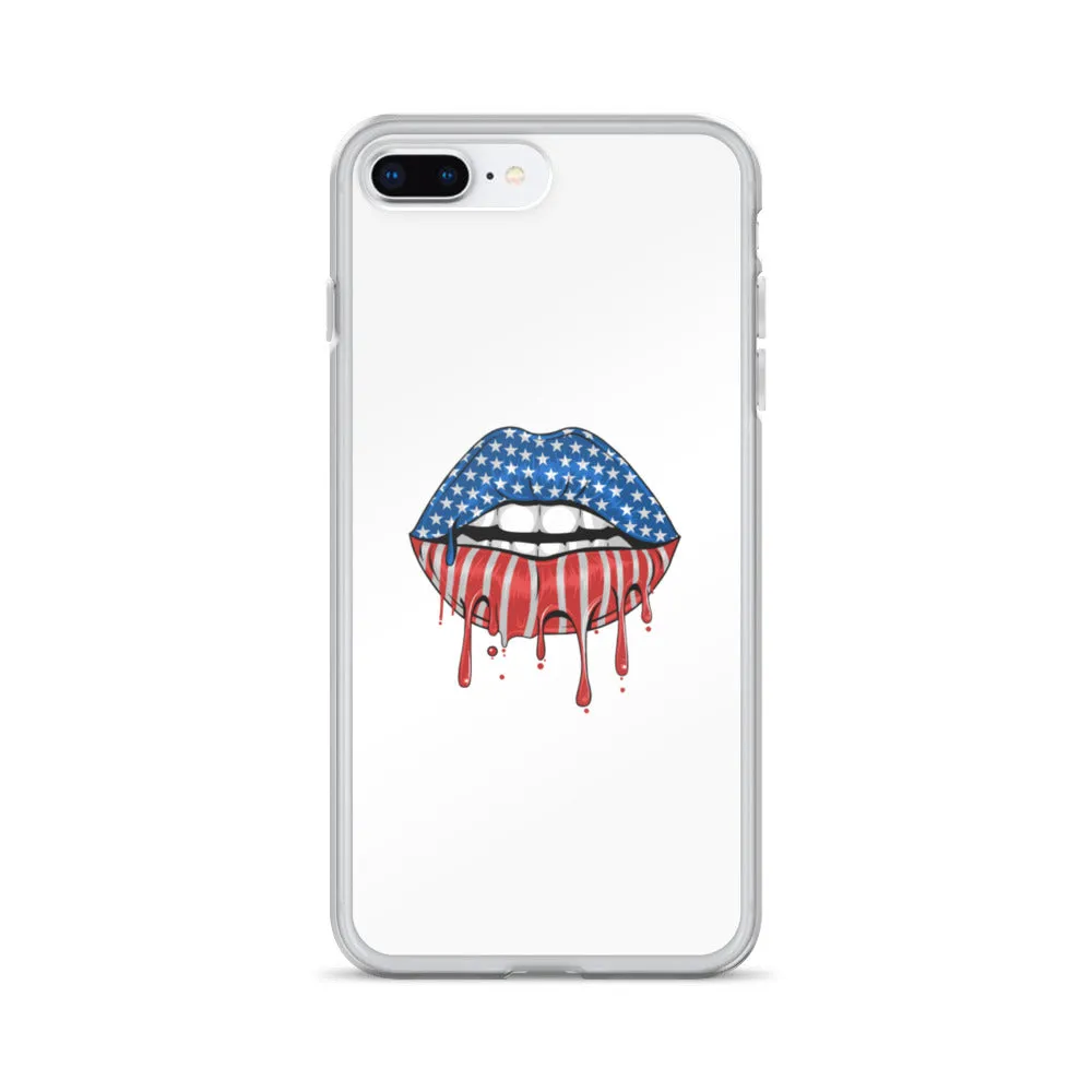 USA Lips iPhone Case