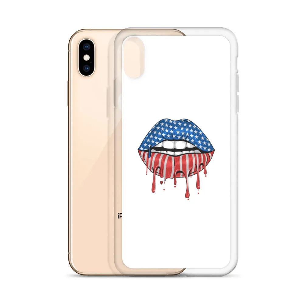 USA Lips iPhone Case