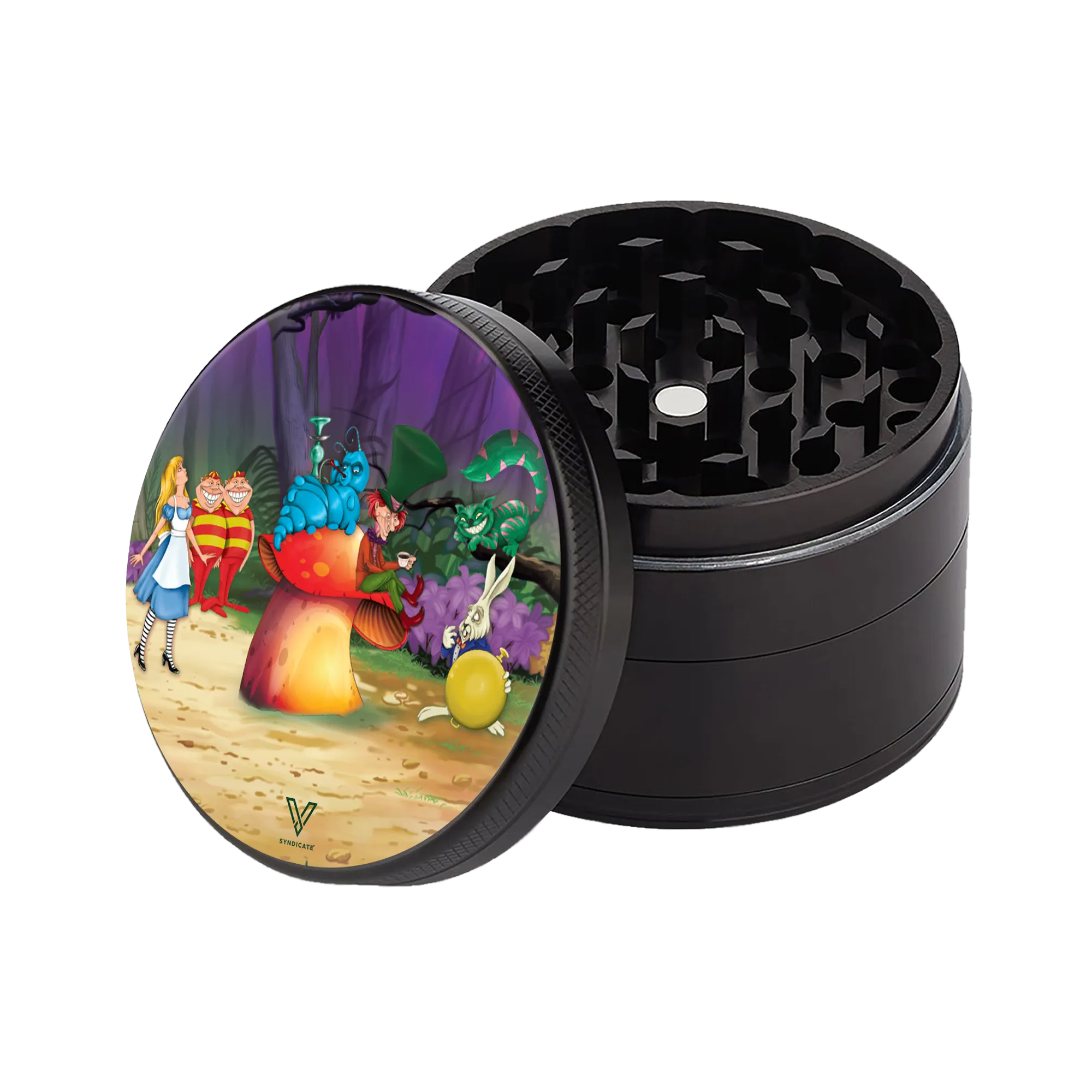 V-Syndicate - 63mm 4 Part Grinder - (Various Designs and Counts)