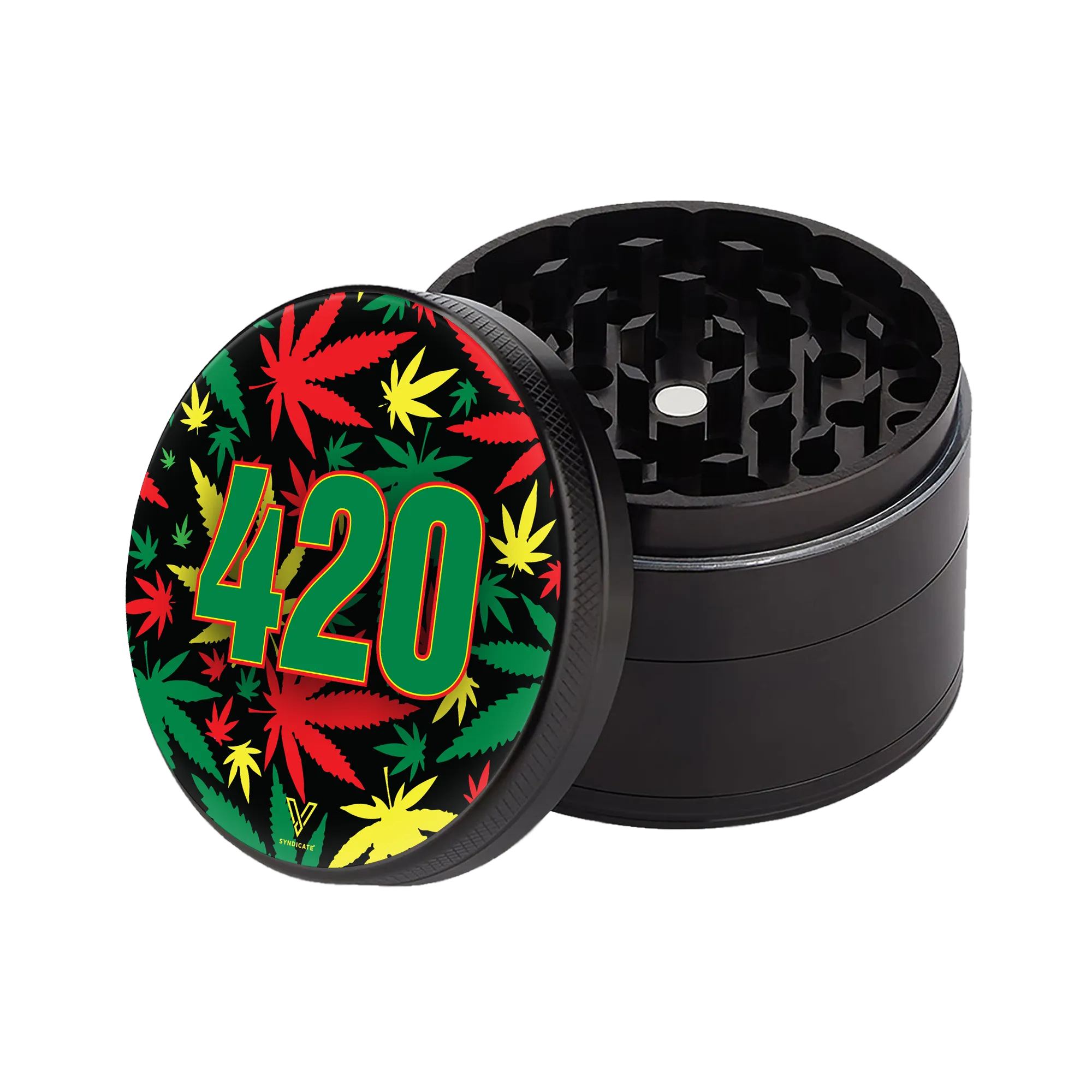 V-Syndicate - 63mm 4 Part Grinder - (Various Designs and Counts)