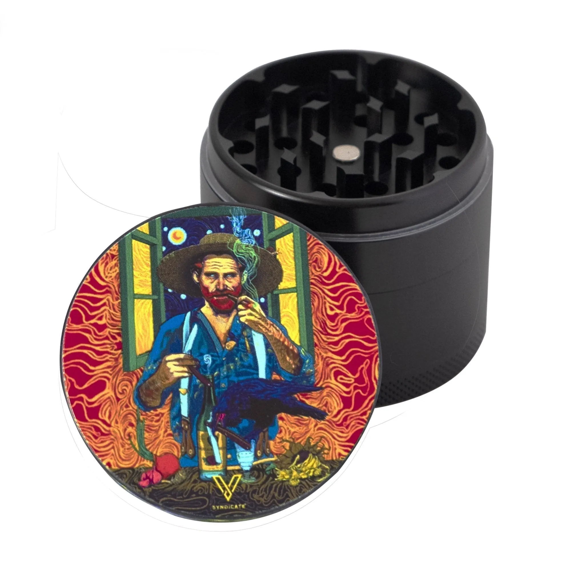 V-Syndicate - 63mm 4 Part Grinder - (Various Designs and Counts)
