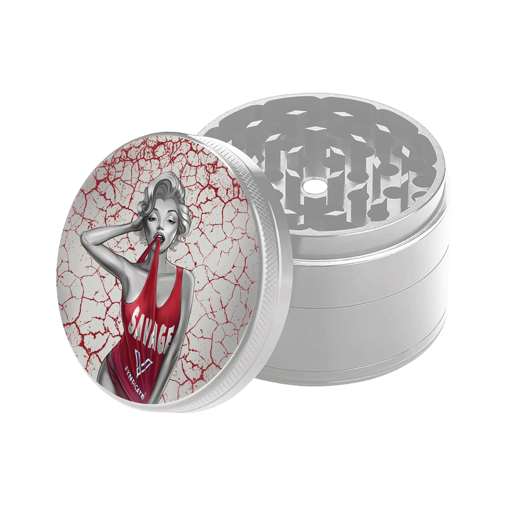 V-Syndicate - 63mm 4 Part Grinder - (Various Designs and Counts)