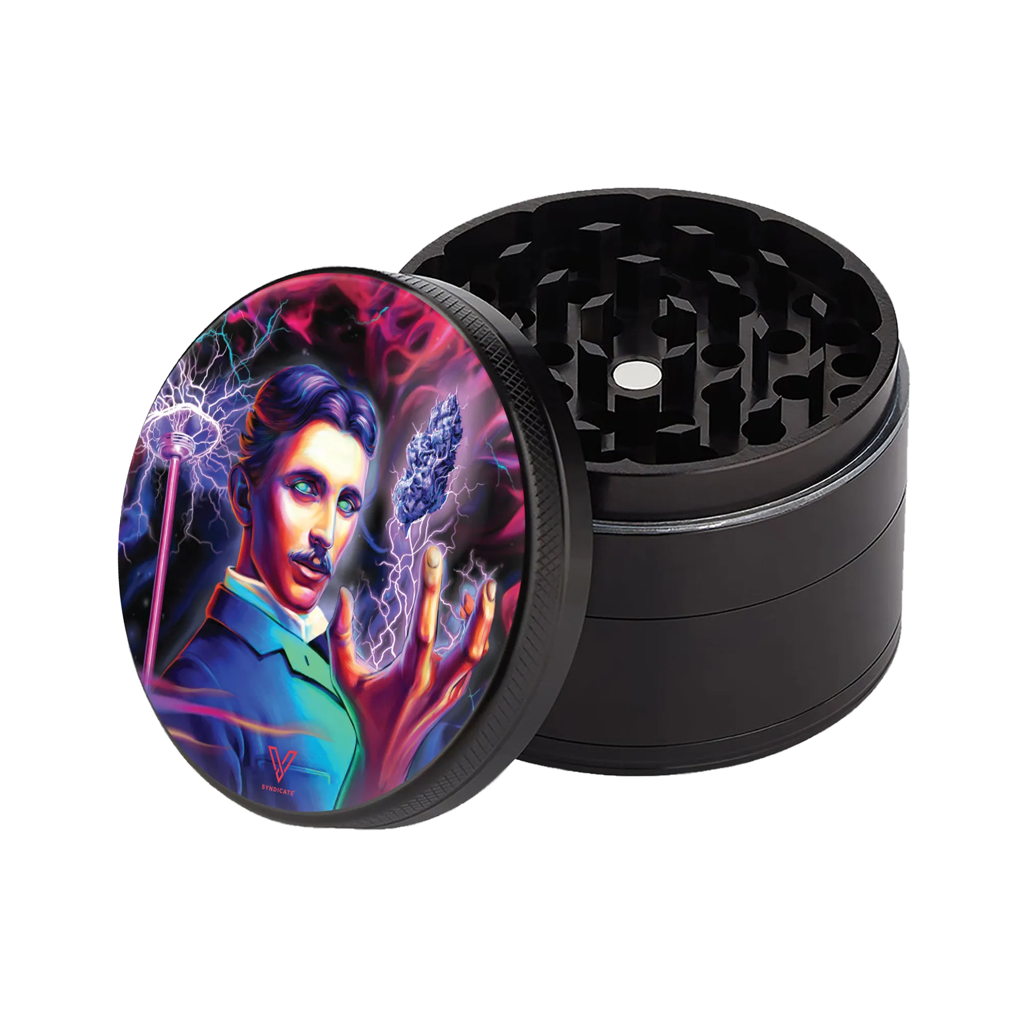 V-Syndicate - 63mm 4 Part Grinder - (Various Designs and Counts)