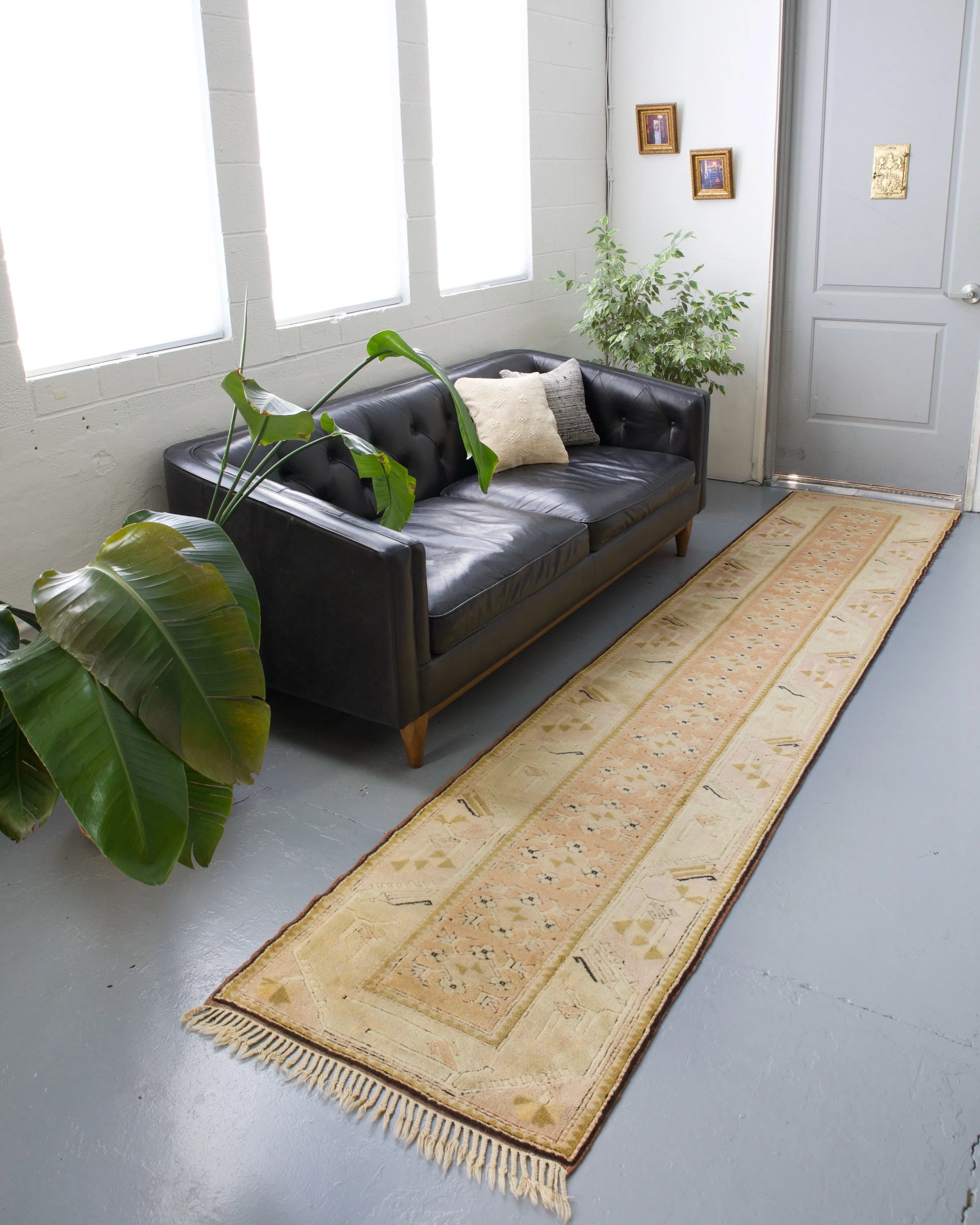 Vintage Milas Runner Rug 2'6"x12'5"