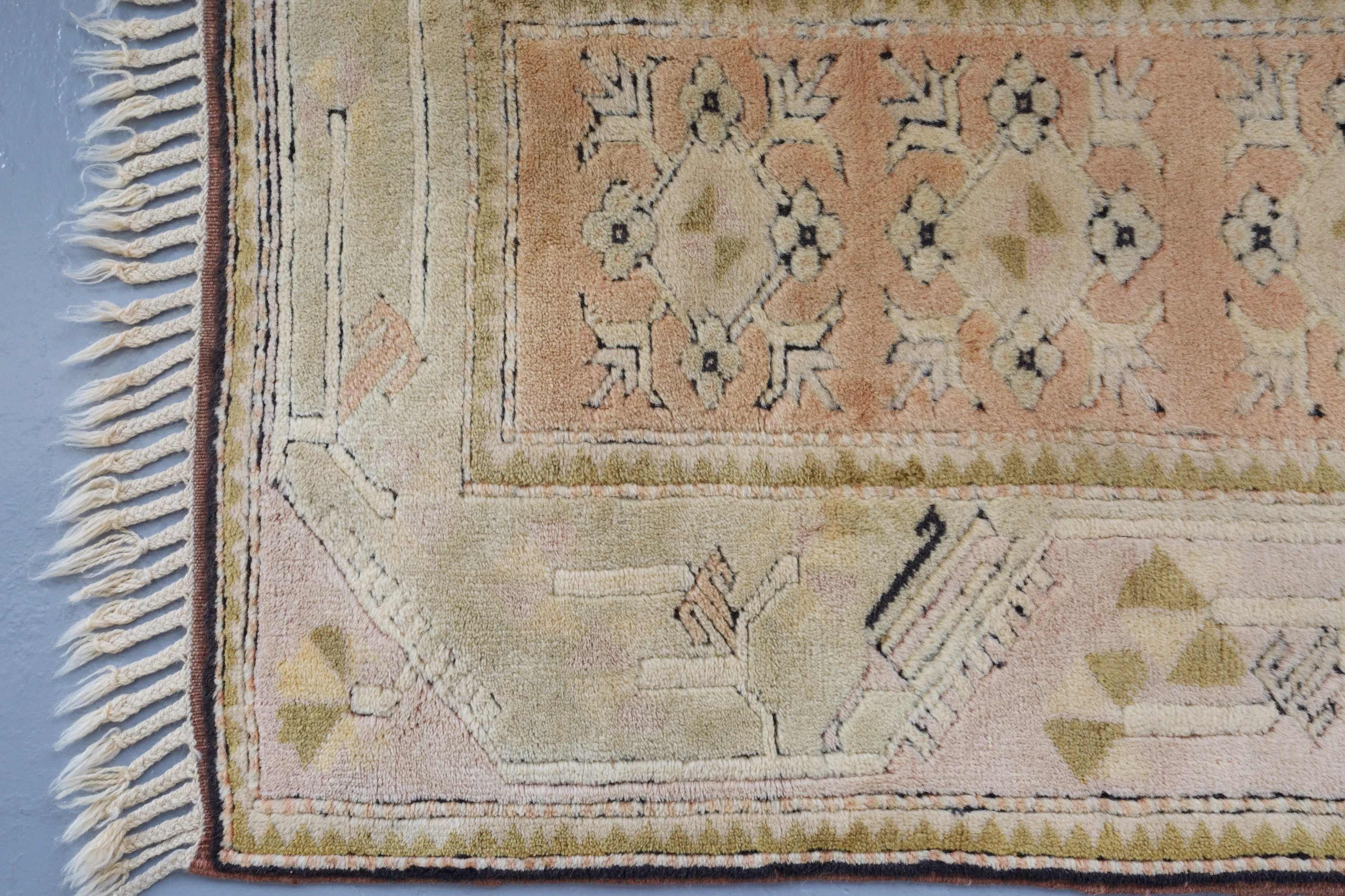 Vintage Milas Runner Rug 2'6"x12'5"