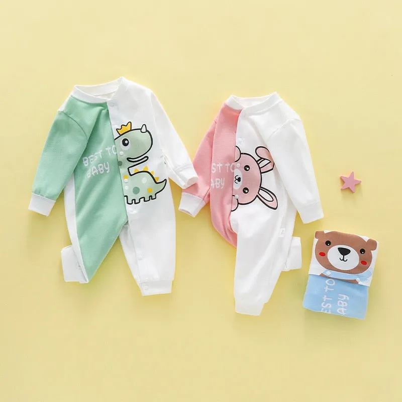 Warm Jumpsuit Rabbit Pattern