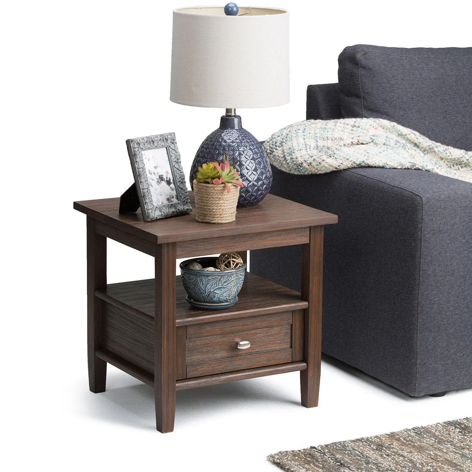 Warm Shaker End Table