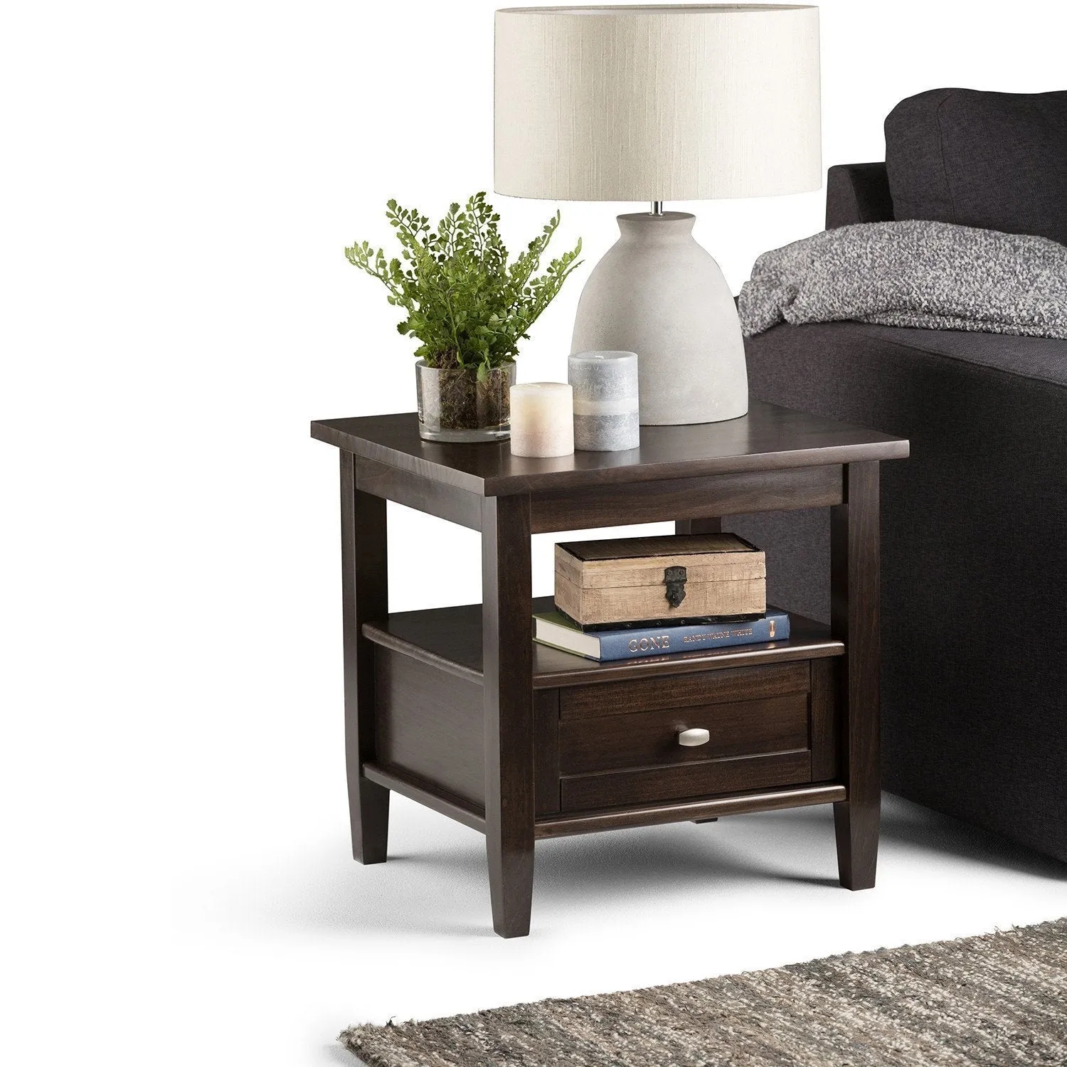 Warm Shaker End Table