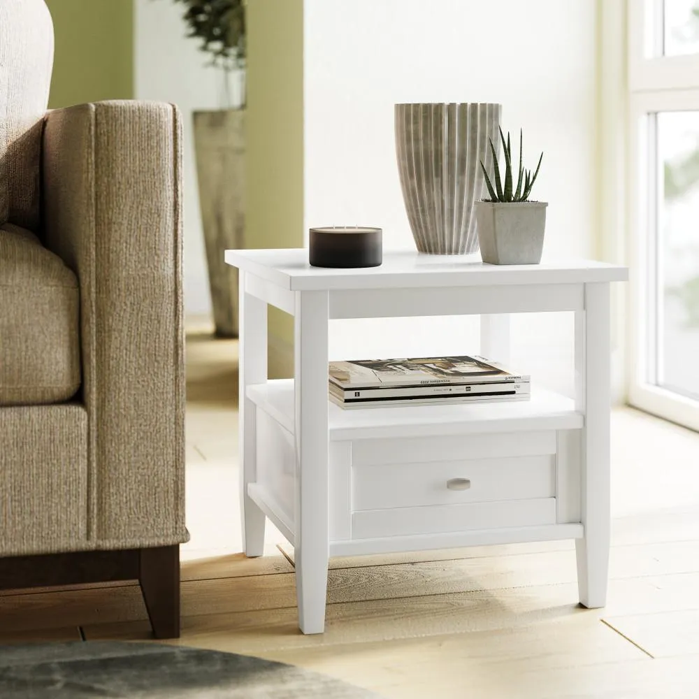 Warm Shaker End Table