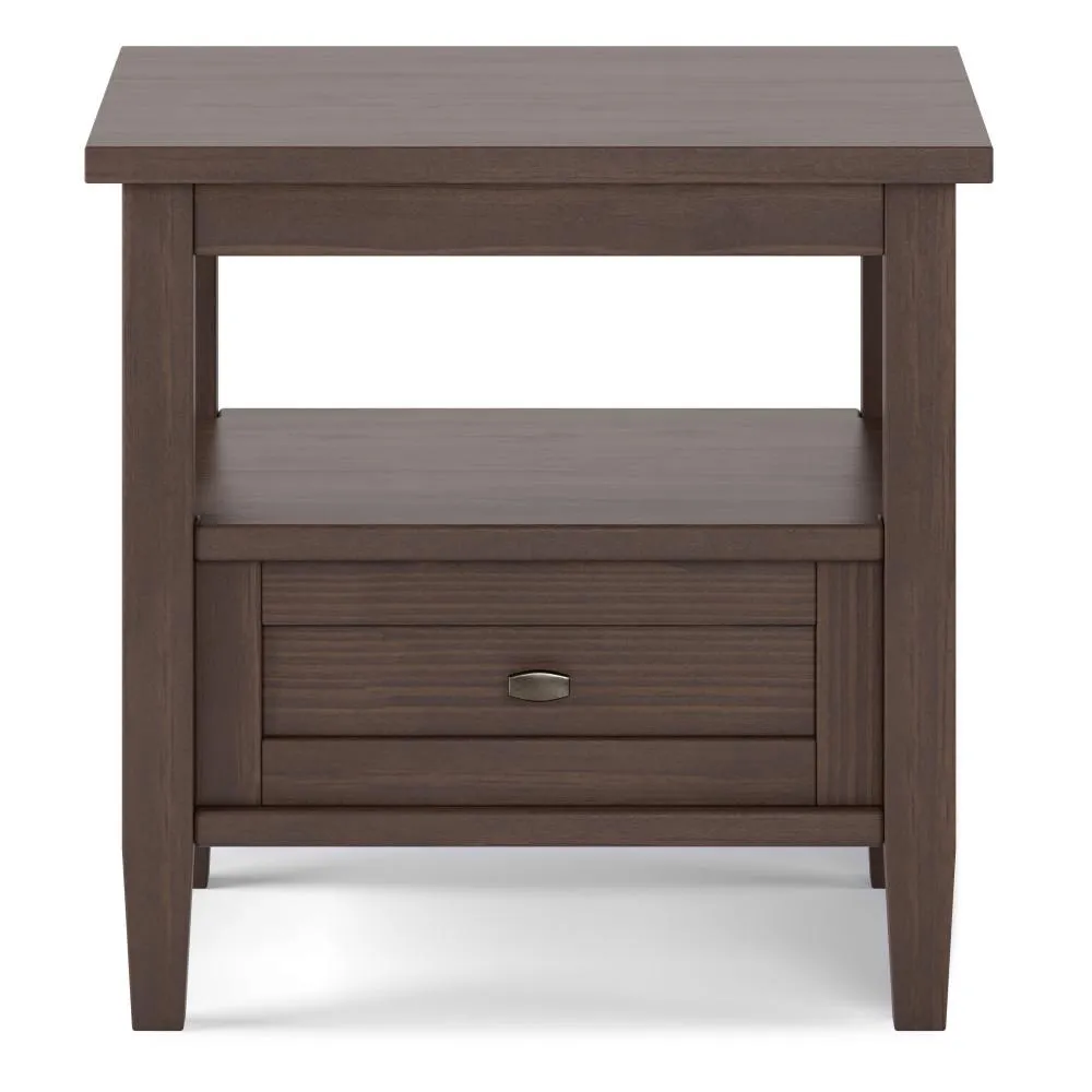 Warm Shaker End Table