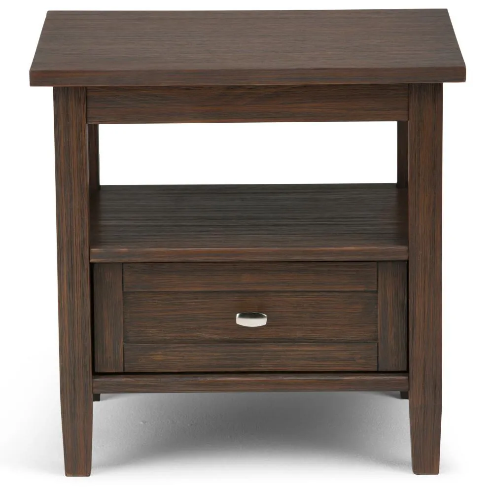Warm Shaker End Table