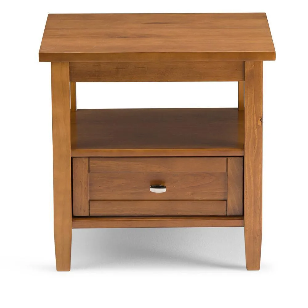 Warm Shaker End Table