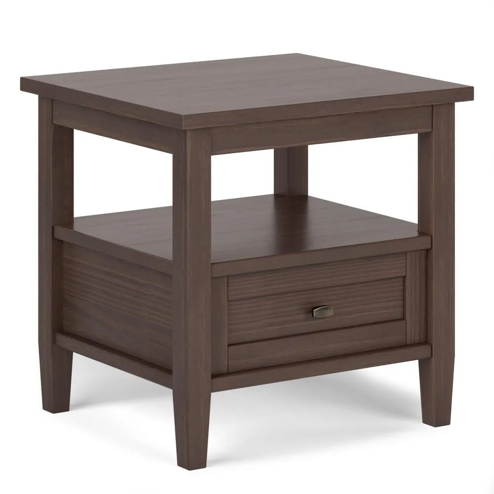 Warm Shaker End Table