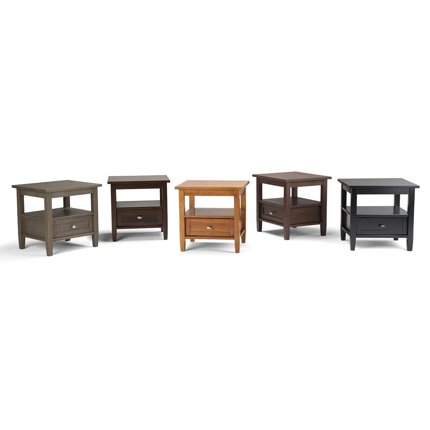 Warm Shaker End Table