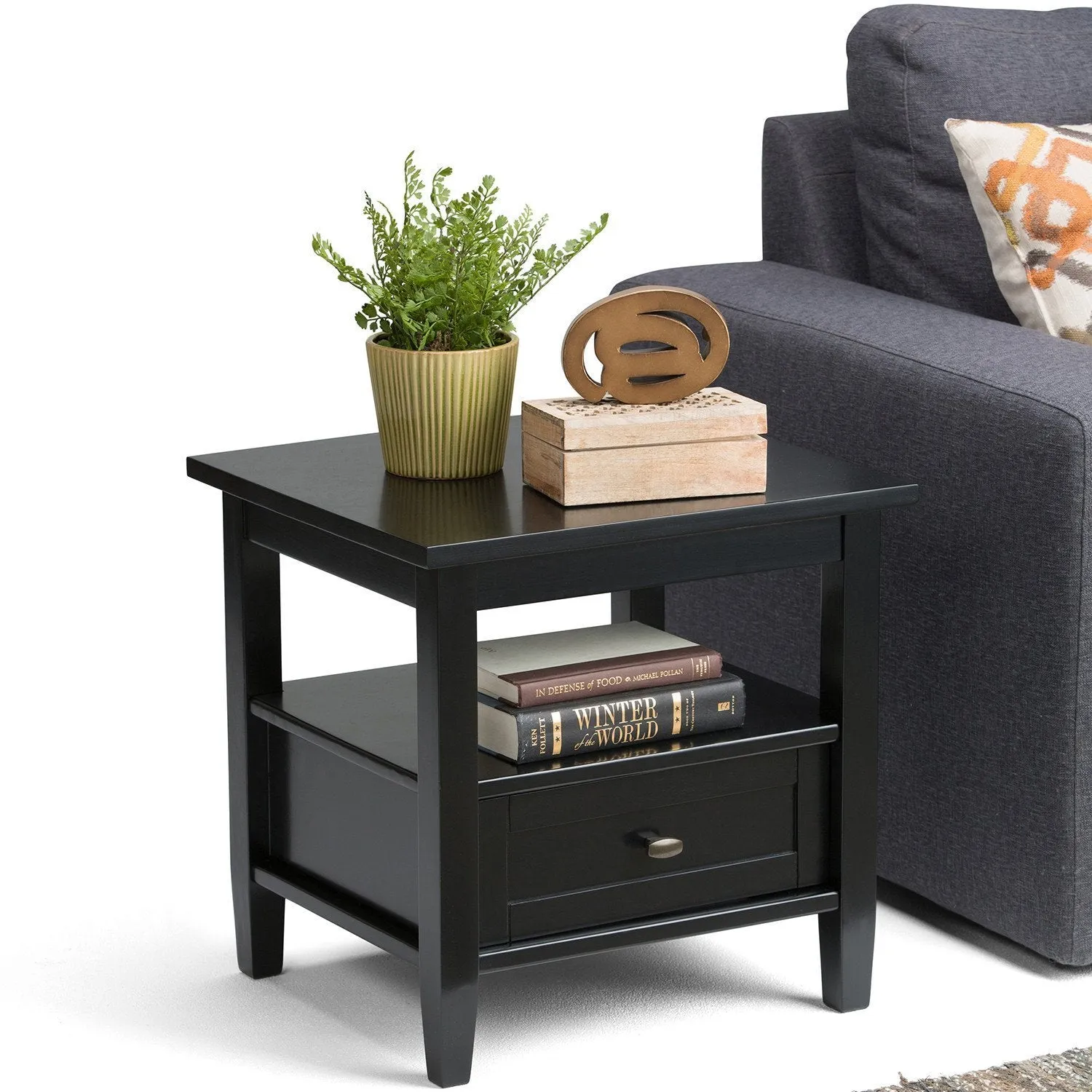 Warm Shaker End Table