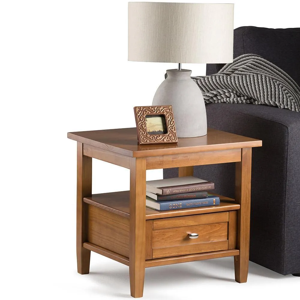 Warm Shaker End Table