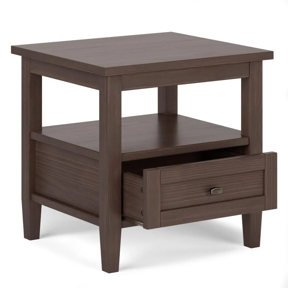 Warm Shaker End Table