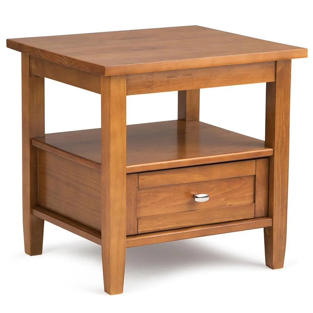 Warm Shaker End Table
