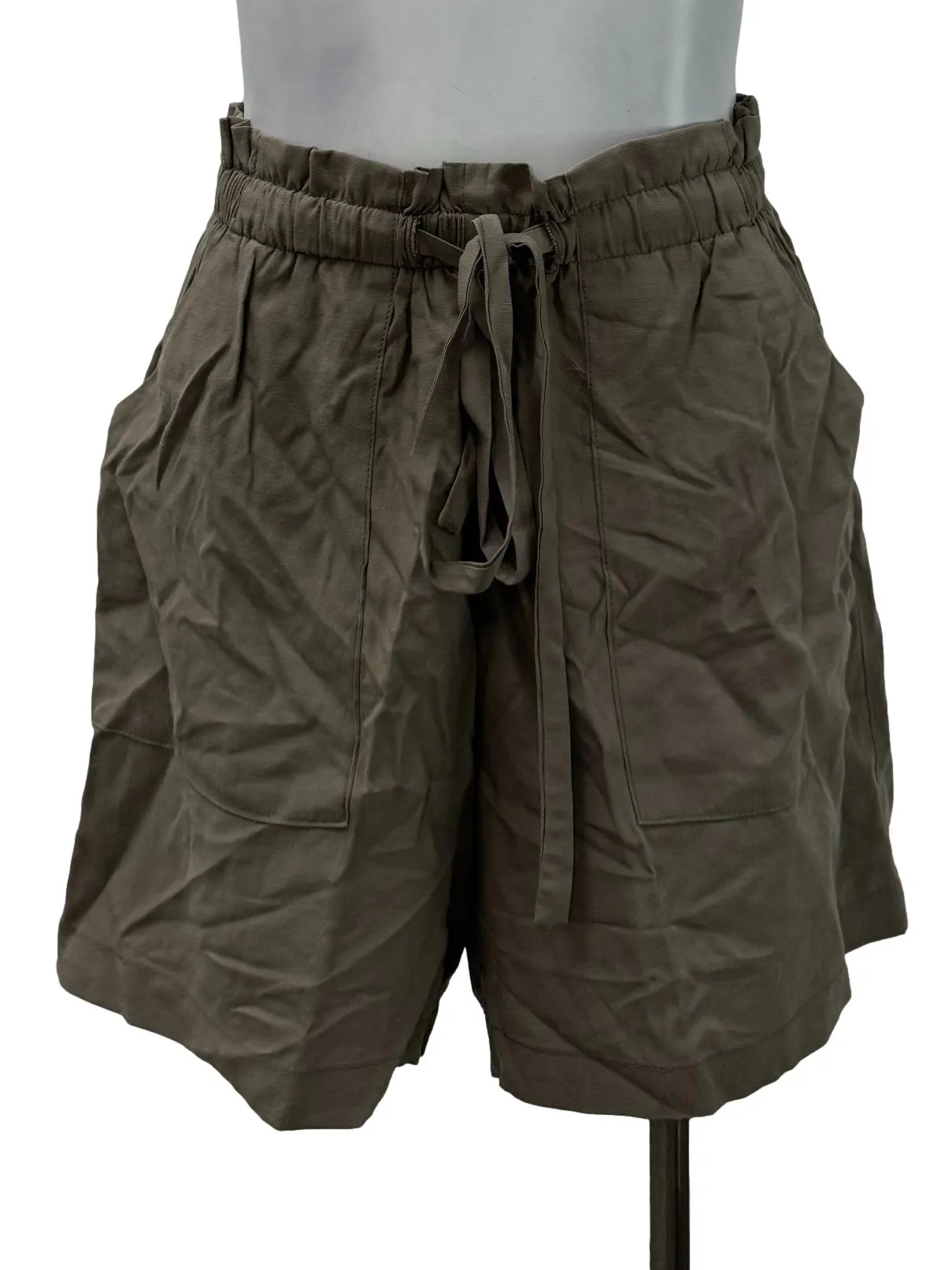 Warm Stone Ruched Shorts