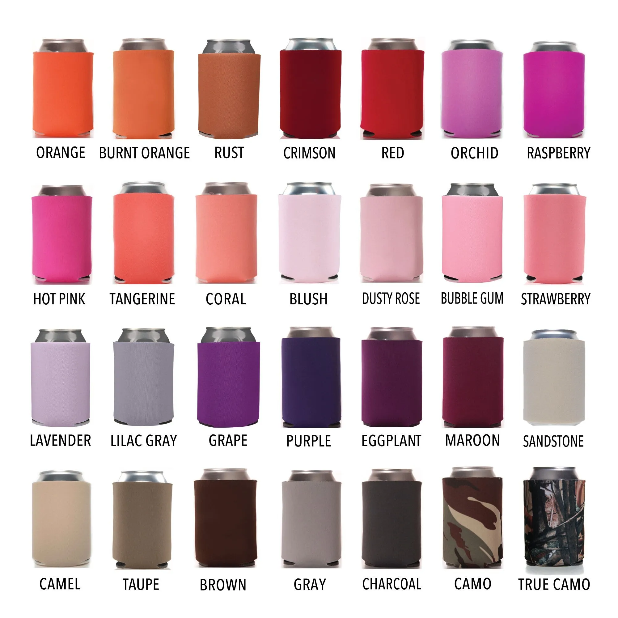 Wedding Can Cooler #201R - Custom Pet Illustration