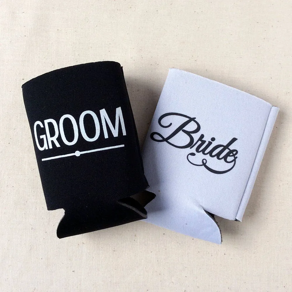 Wedding Can Cooler #3FR - Full Color