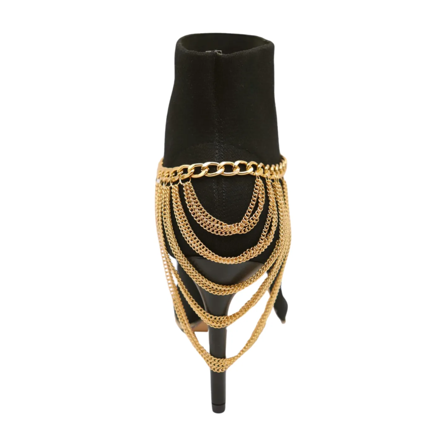 Women Gold Metal Chain Boot Bracelet Shoe Multi Strand Charm Anklet