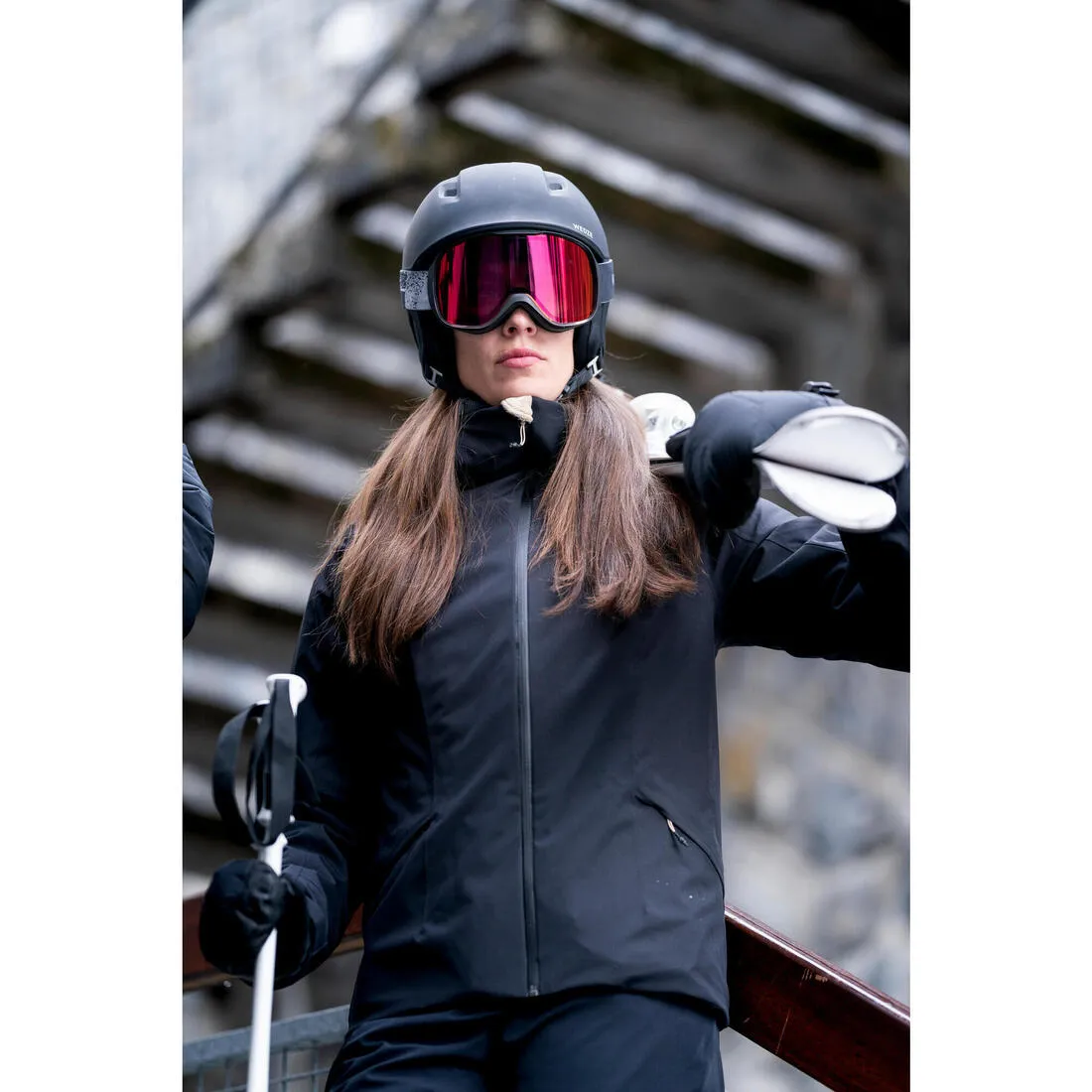 WOMEN’S WARM SKI JACKET - 500