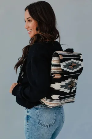 Woven Aztec Backpack