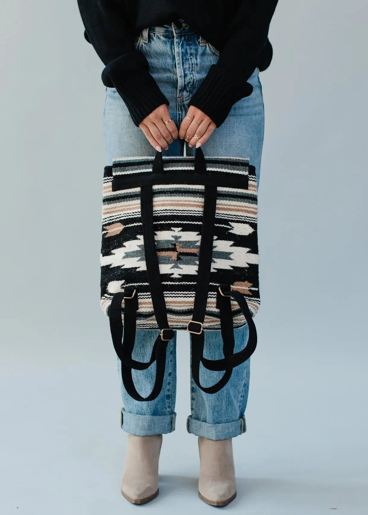 Woven Aztec Backpack