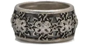Woven Scrolls Band Ring