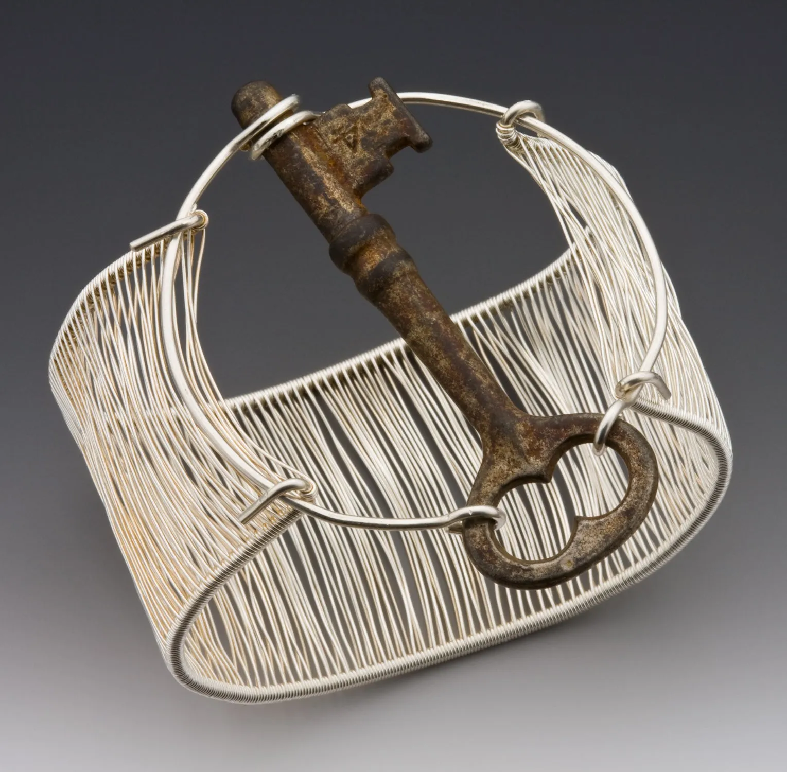 Woven Skeleton Key Cuff