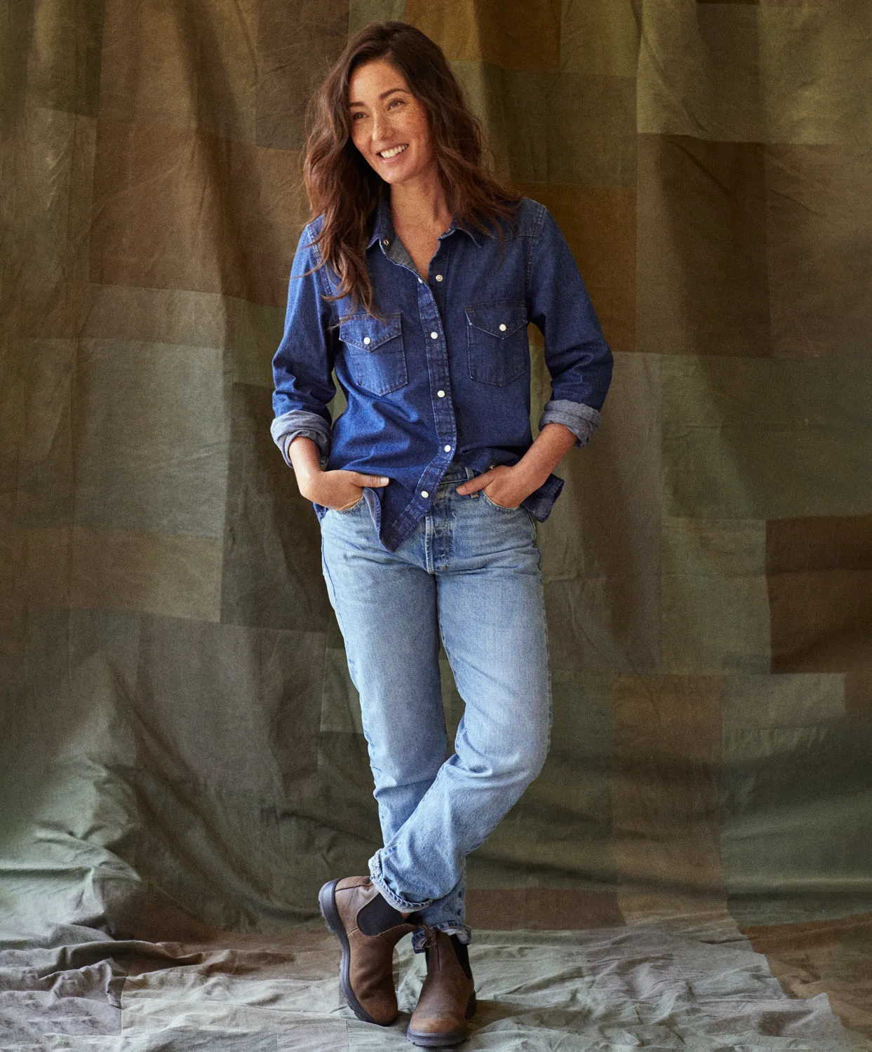Wyatt Western Denim Shirt - FINAL SALE