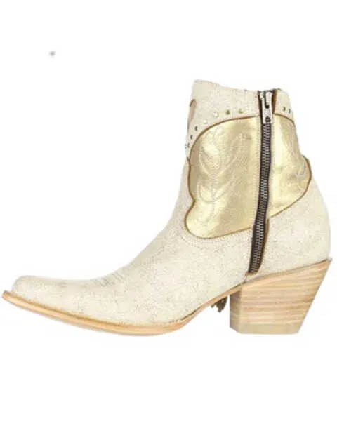 Yippie Ki Yay By Old Gringo Women's Leylani Bone Western Fashion Snip Toe Booties
