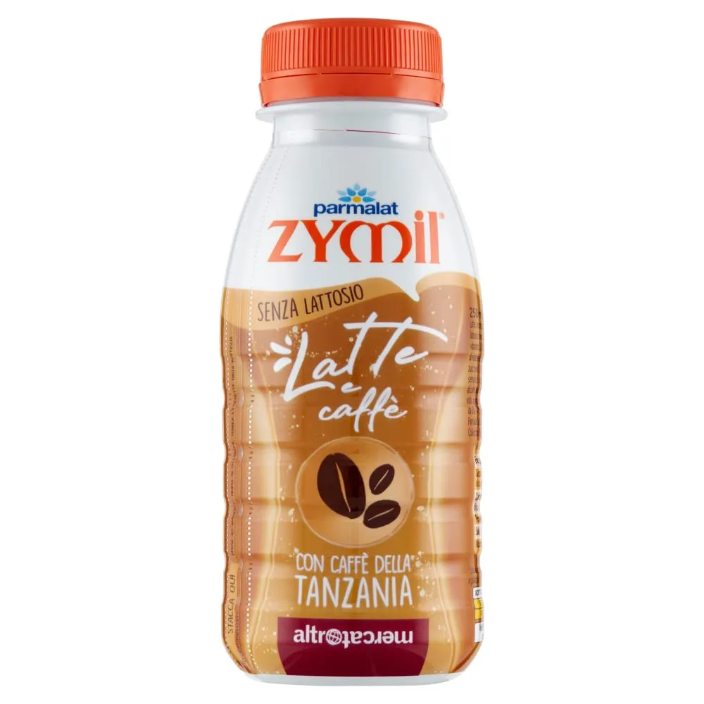 Zymil latte e caffè laktosefreie Milch und Kaffee mit Kaffee aus Tansania 6x 250 ml